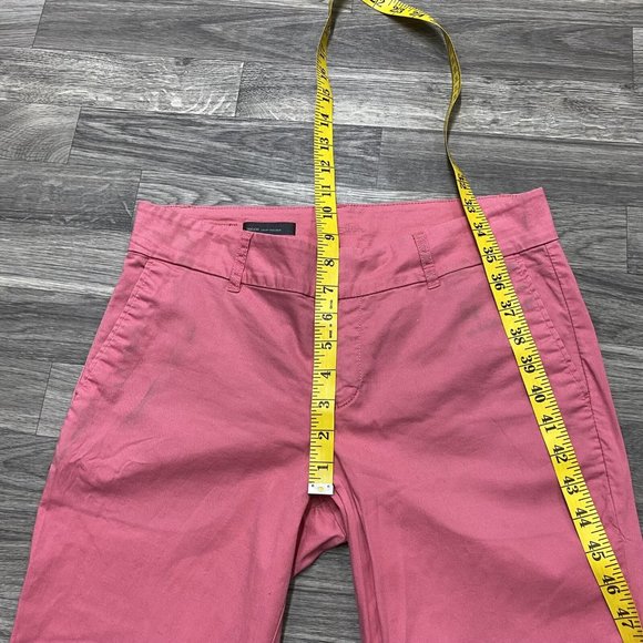 KUT FROM THE KLOTH Taylor Crop Trouser Mid Rise Pink Casual Pants Women's Size 6 - Picture 12 of 14